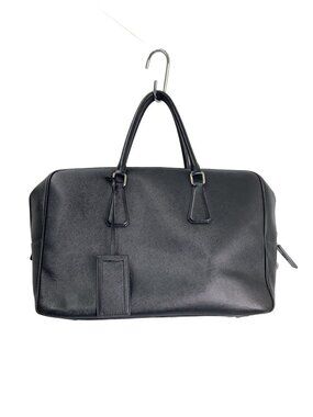 Prada Briefcase Leather Black